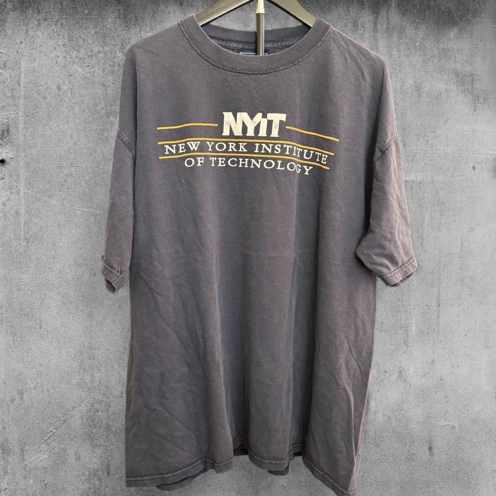 Vintage Jansport New York Institute of Technology T-shirt navy blue Size XL